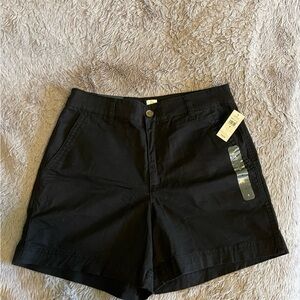 GAP Women's High Waist Black Shorts
